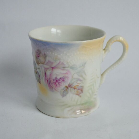 Leichtenburg Germany Shaving Mug Vintage Floral - Picture 1 of 7